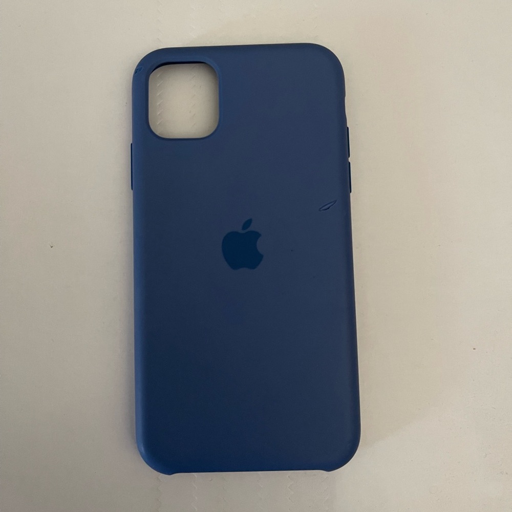 iPhone 11 Blue Silicone Apple Case